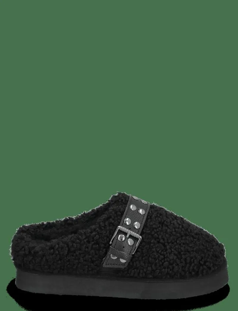 Bianco Varm Flatform Slip In #SU - Platta mules BLACK Hot