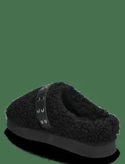 Bianco Varm Flatform Slip In #SU - Platta mules BLACK Hot