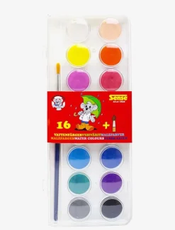 Sense VATTENFÄRG 16P MED PENSEL - Färgpennor RED Discount