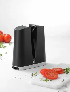 Zwilling V-Edge, knivslip med utbytbara stenar och vinkel - Knivslipar, slipstål & brynen BLACK Hot