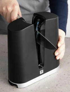 Zwilling V-Edge, knivslip med utbytbara stenar och vinkel - Knivslipar, slipstål & brynen BLACK Hot