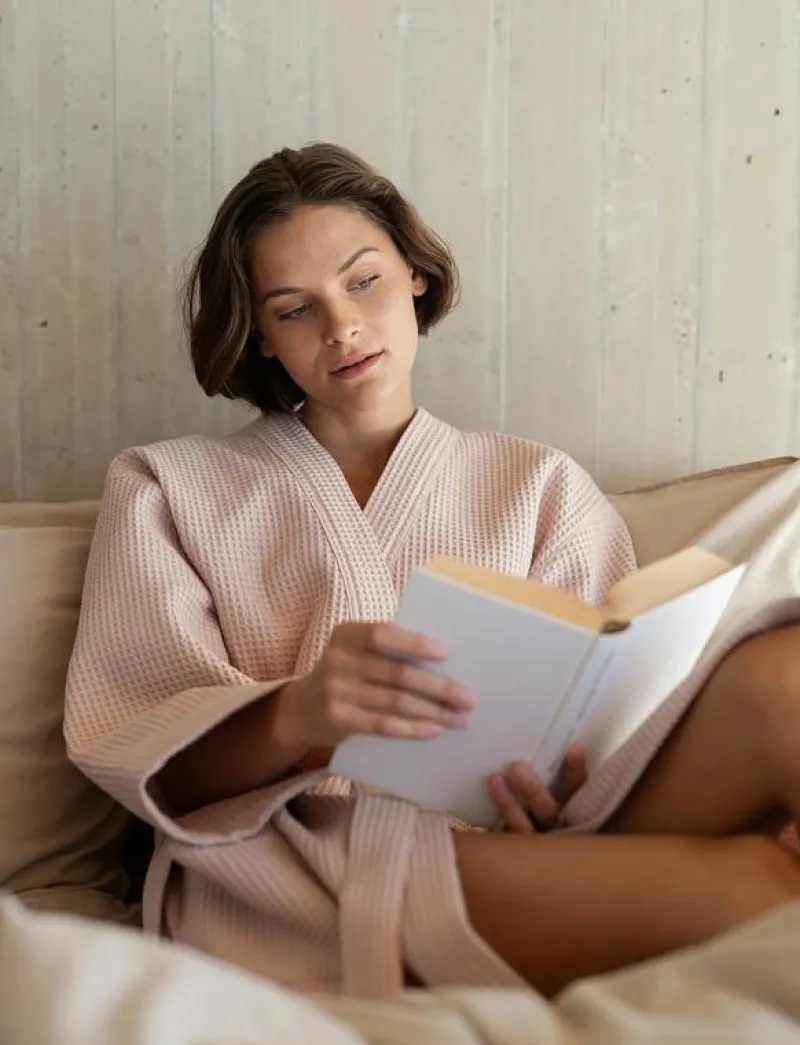 Vega Bath robe - Morgonrock|Høie of Scandinavia Online