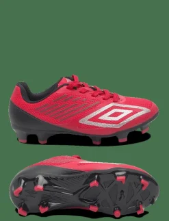 Umbro Velocita Decima Team FG Jr - Fotbollsskor RED