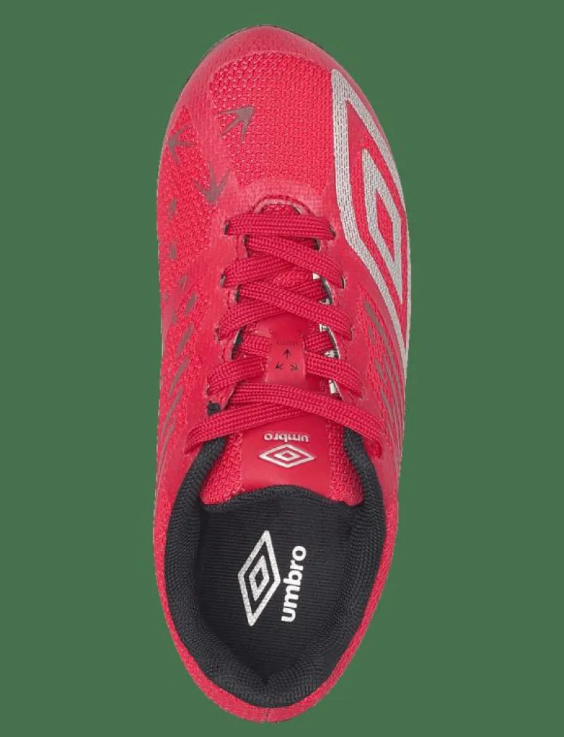 Umbro Velocita Decima Team FG Jr - Fotbollsskor RED