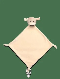 Geggamoja Velour Blanket Yellow Lion - Napphållare BEIGE DODDI Hot