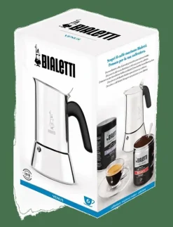 Bialetti Venus NEW induction in box - Mokabryggare SILVER New