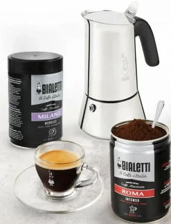 Bialetti Venus NEW induction in box - Mokabryggare SILVER New