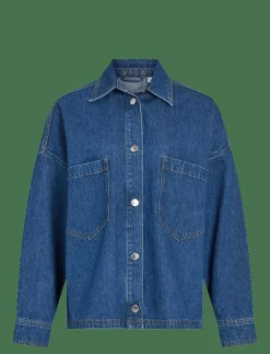 VICREEK L/S DENIM SHIRT - Jeansskjortor|Vila Clearance