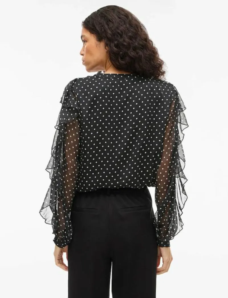 VIHARLEY L/S TOP - Långärmade blusar|Vila Sale