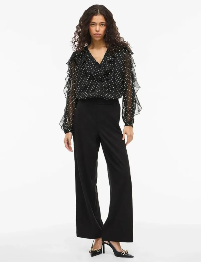 VIHARLEY L/S TOP - Långärmade blusar|Vila Sale