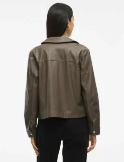 VIHELLIUM SHORT JACKET - NOOS - Skinnjackor|Vila Hot