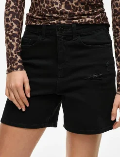 VIJAF HW DESTROY DENIM SHORTS - Jeansshorts|Vila Sale