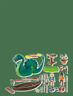 Vikings with Sea Monster - Figures|PLAYMOBIL Hot