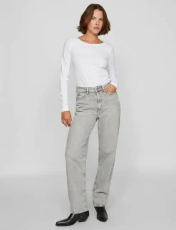 VINORA L/S O-NECK TOP - NOOS - Långärmade toppar|Vila Best