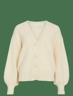 Vila VIRADIA L/S ROSE CARDIGAN - Koftor BIRCH Discount
