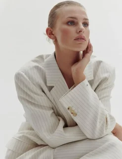 VISCOSE LINEN RELAXED SB BLAZER - Oversize kavajer|Tommy Hilfiger Sale