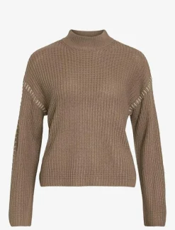 VISIGGA L/S STITCH KNIT PULLOVER/KA - Stickat|Vila Outlet