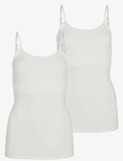 VISURFACE STRAP TOP NEW 2-PACK - Linnen|Vila Discount