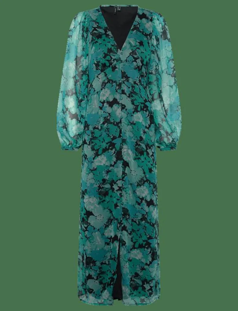 VMSMILLA LS V-NECK ANKLE DRESS WVN - Maxiklänningar|Vero Moda New