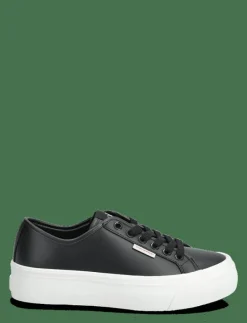 Calvin Klein VULC FLATFORM LTH - Låga sneakers CK BLACK Clearance