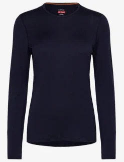 Icebreaker W 260 Tech LS Crewe - Underställströjor MIDNIGHT NAVY Clearance