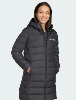 adidas Terrex W MT DOWN PARKA - Parkasjackor BLACK Hot