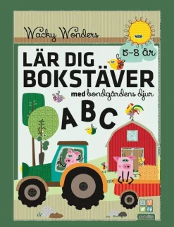 Barbo Toys Wacky Wonders Pysselbok - Bondgårdens Djur - Lär dig bokstäver ABC (SE) - Pedagogisk barnbok MULTIPLE COLOR Sale