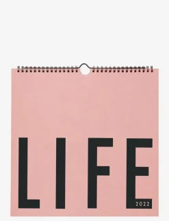 Design Letters Wall Calendar 2022 - Kalendrar & Anteckningsblock NUDE Hot
