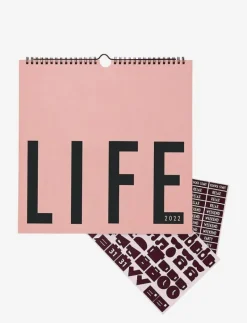 Design Letters Wall Calendar 2022 - Kalendrar & Anteckningsblock NUDE Hot