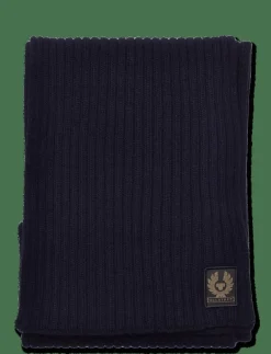 Belstaff WATCH SCARF Black - Halsdukar DARK NAVY Clearance
