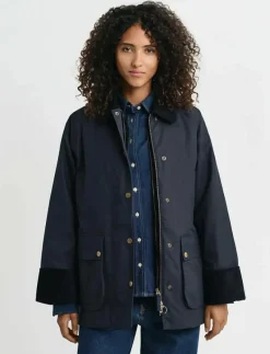 WAXED COTTON DOUBLE DECKER JACKET - Utilityjackor|GANT New