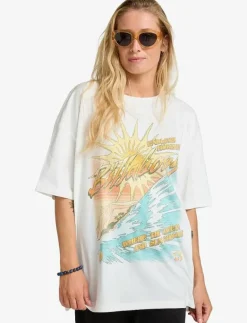 Billabong WHERE THE SUN COLLIDE - T-Shirts SALT CRYSTAL