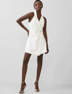 French Connection WHISPER HALTER BLAZER DRESS - Korta klänningar SUMMER WHITE Hot