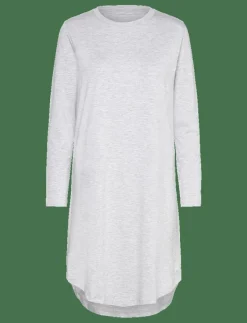 Women Bamboo Longsleeved Night Dress - Nattlinnen|URBAN QUEST Outlet