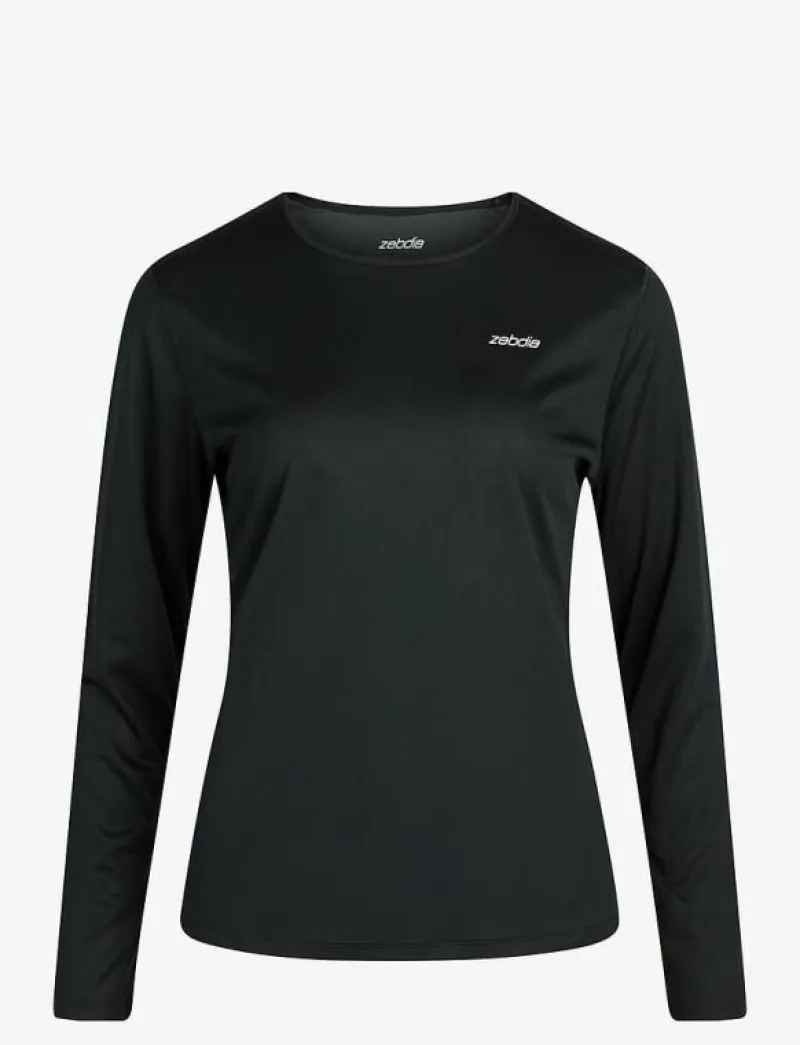 Women longsleeved Sports Tee - Långärmade tröjor|ZEBDIA Outlet