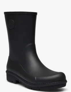 FitFlop WONDERWELLY SHORT - Regnstövlar ALL BLACK