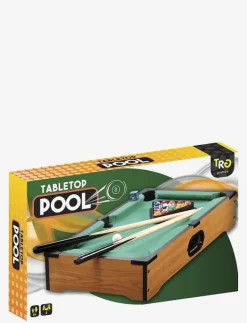 Toyrock Wooden Tabletop Billiard - Aktiva spel MULTI COLOURED Sale