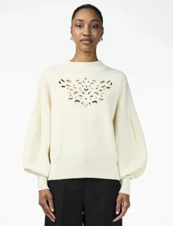 FIRAZ LS KNIT PULLOVER S. - Stickat|YAS Hot