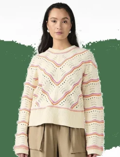 LIMERA LS KNIT PULLOVER S. - Stickat|YAS Clearance