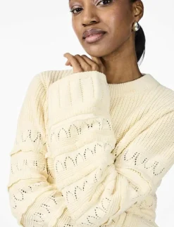 TIMU LS KNIT PULLOVER - Stickat|YAS Discount