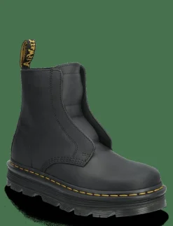 Dr. Martens Zebzag Laceless - Platta ankelboots BLACK Outlet