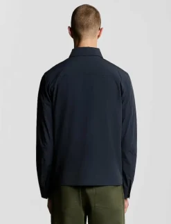 Lyle & Scott Zip Through Nylon Overshirt - Tunna jackor Z271 DARK NAVY Online