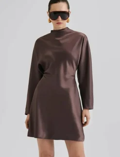 Zora Barrel Long Sleeve Mini dress - Korta klänningar|Malina Best